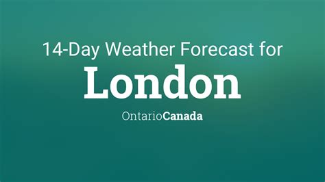 london ontario 14 day weather|london weather 14 days accuweather.